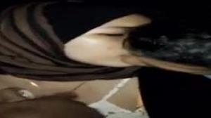Mature Hijabi enjoys rough car session Steamy backseat action