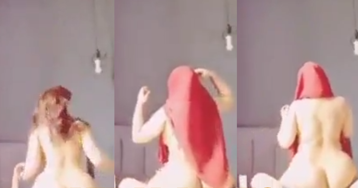 Skillful hijabi girl expertly rides passionately