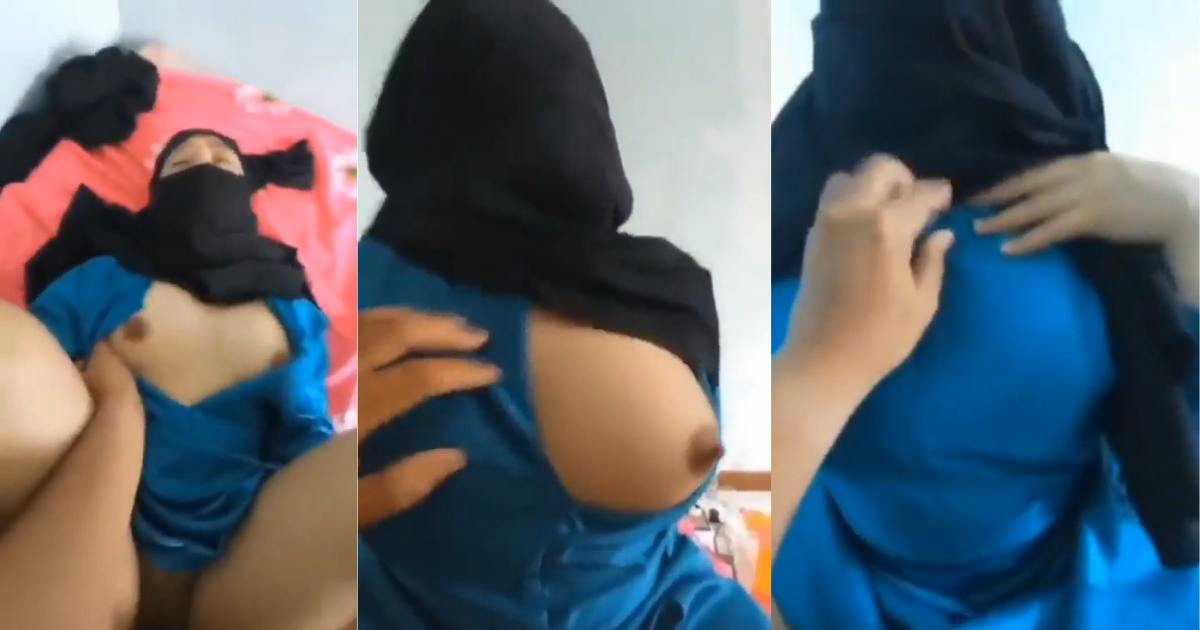 Niqabi gets creampied in hot missionary ride