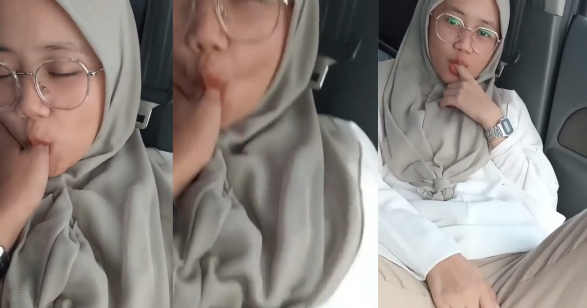 Hijabclad woman receives facial in explicit video PT1