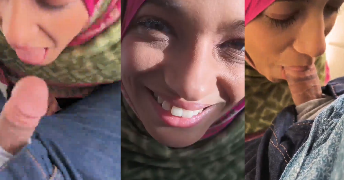 First time young hijabis perform oral sex  Explicit video